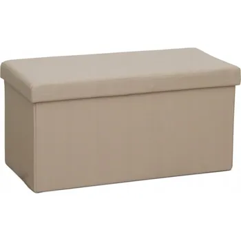 Taburet Taburet čalouněný Kondela hnědý