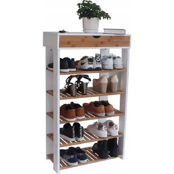 Botník Botník Kondela 60 x 101 x 29 cm bílý