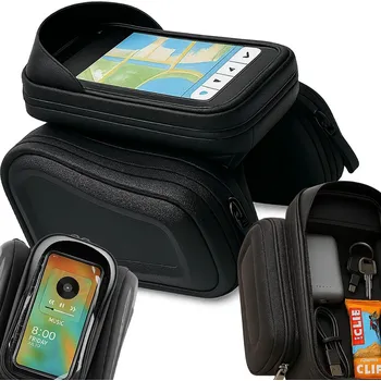 brašna na kolo VODĚODOLNÁ TAŠKA NA CYKLISTICKÁ BRAŠNA , TAŠKA NA RÁM, POUZDRO NA TELEFON, VELKÁ