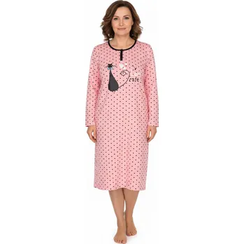 Dámská noční košile Dámská noční košile lososová Wolf D2142 Velikost: XL