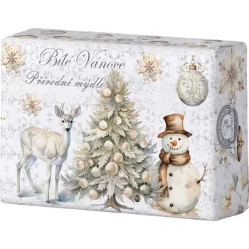 Mýdlo MÝDLO PŘÍRODNÍ BÍLÉ VÁNOCE 200G