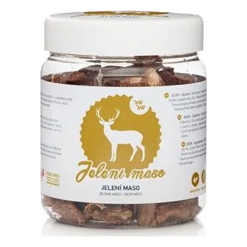 Pamlsek pro psa Rebel Dog Raw Raw pochoutka mrazem sušené Jelení maso 80g