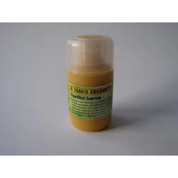 Speciální výtvarná barva Barva na textil 20 g - odstín č.53 - medová žlutá