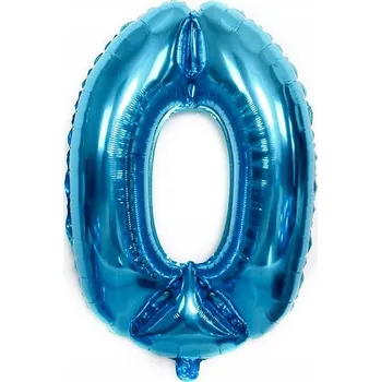 Balónek BALÓNEK ČÍSLICE ČÍSLO 0 NAROZENINY VÝROČÍ VELKÝ 75 CM