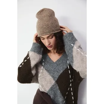 Čepice Čepice Medicine dámská, béžová barva RW25-CDD041 80M, vel. ONE SIZE