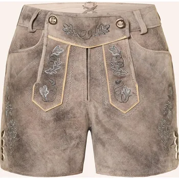 Spieth & Wensky Dámské Kožené Krojové Kalhoty Gaia, šedá, 34