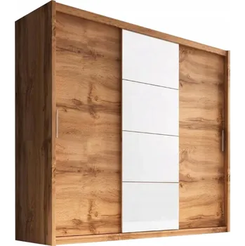 Šatní skříň Skříň Kondela Chiara 235 x 216 x 61 cm dub wotan