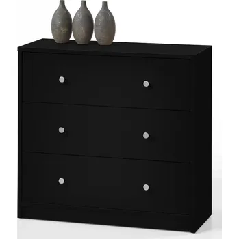 Komoda Komoda Kondela 72,4 x 30,1 x 68,3 cm, černá matná