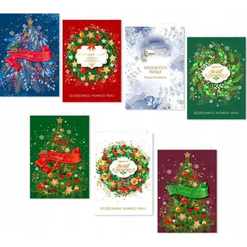 Delta Graphix Vánoční přání se zlatým zdobením a textem přání - světské