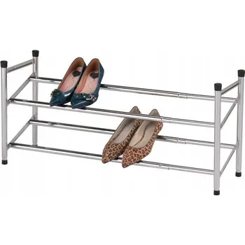 Botník Botník Kondela 63 x 35 x 23 cm stříbrná