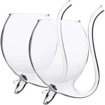 Sklenice Skleničky na červené víno KONDELA Könnyek, bezbarvé, 0ml, 2 ks