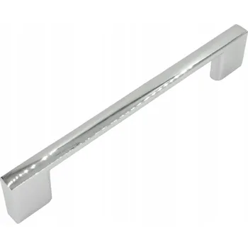 Nábytkové kování Nábytková úchytka stříbrná chrom 160 mm kovová úchytka pro skříňku zásuvky