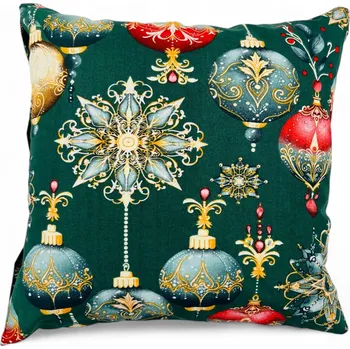 Povlak na dekorativní polštářek Vánoční povlak na polštář na polštář 40x40 svátky dárek ozdoby