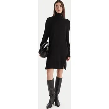 Dámské šaty BOSS Úpletové šaty C_Feringatessa 50550493 Černá Relaxed Fit L