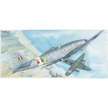 Plastikový model Model Fiat G.55 18,9x23,4cm v krabici 31x13,5x3,5cm