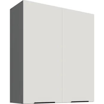 Kuchyňská skříňka 80 G-90 1F, Horní kuchyňská skříňka Aria bílá/antracit