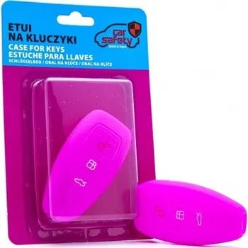 Růžové silikonové pouzdro na klíče Ford - EPKC18 CARSAFETY