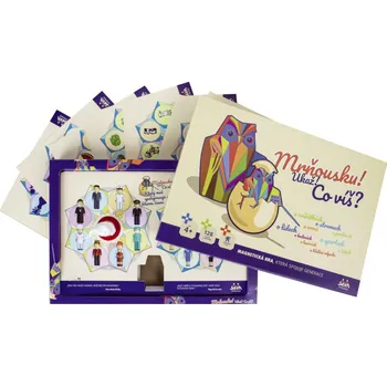 Desková hra Mrňousku! Ukaž! Co víš? společenská magnetická hra v krabici 42x29x6cm 4+