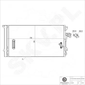 Chladič motoru Chladič klimatizace Audi Q7 Porsche Cayenne VW Touareg 4L0260401 ESEN SKV