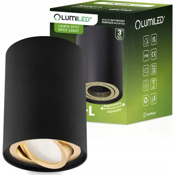 Bodové svítidlo Bodové kulatý svítidlo Lumiled černé, žluté