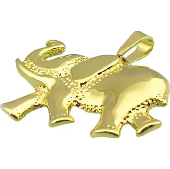 Přívěsek Přívěsek slon v zlaté barvě s detailním zdobením, 11,5 g.