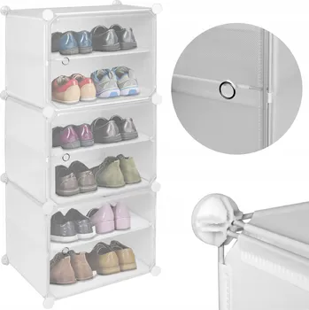 Botník Botník Gockowiak 44 x 94,5 x 32 cm bílá