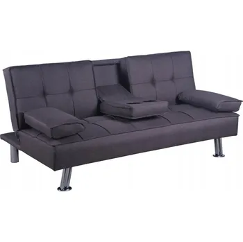 Pohovka Pohovka Kondela 167 x 86 cm látka hnědá