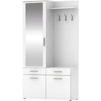 Botník Botník Kondela 98 x 179,5 x 35 cm bílý