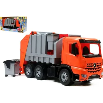 autíčko Auto popelář plast 72cm 3-osý Mercedes Actros v krabici