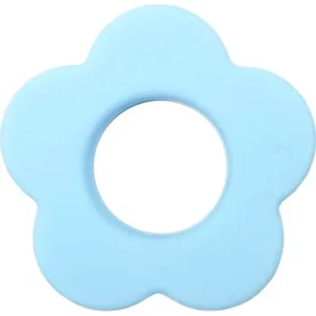 Příze Silikonové kousátko kytička Baby modré (Silikonové kousátko kytička modré)