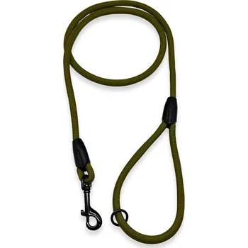 Vodítko pro psa PafDog® Klasické vodítko s poutkem na ruku, 8mm, 5 délek, extra pevné KHAKI ZELENÉ DÉLKA VODÍTKA: 1.5 metru