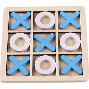 Dřevěná hračka Dřevěná piškvorky - logická Hračka pro děti 22*22 cm
