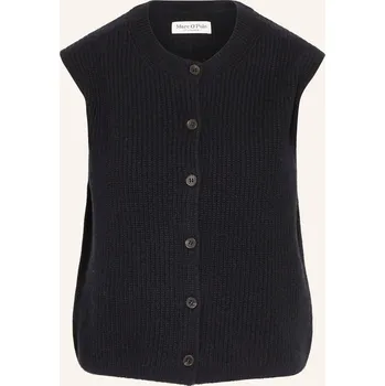 Dámská vesta Marc O'polo Dámská Pletená Vesta, tmavě modrá, 40