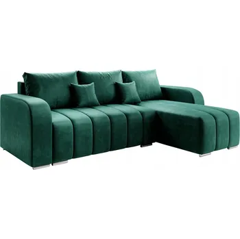 Sedací souprava Rohová Sedací Souprava Kondela látka zelená