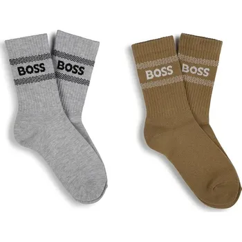 Pánské ponožky Dětské ponožky BOSS 2-pack J51738 šedá 90X, vel. 31