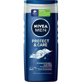 Sprchový gel NIVEA SPRCHOVÝ GEL PROTECT & CARE NA TĚLO OBLIČEJ VLASY ALOE 250 ML