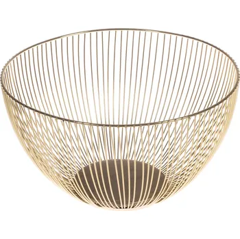 Obraz Univerzální kovový koš zlatý