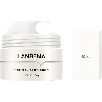 Pleťová maska Lanbena čisticí maska na póry a černé tečky 60 kusů