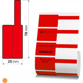 Speciální papír Termo samolepky pro tiskárnu Niimbot K3 na kabely 1000 ks