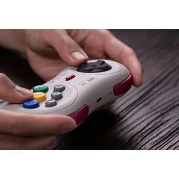 Gamepad Bezdrátový/drátový Bezdrátový ovladač 8Bitdo M30 Bluetooth White
