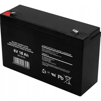 Dětské elektrovozidlo AKUMULÁTOR 6V 10Ah (ROZMĚR JAKO 10Ah A 15Ah) VÝKONNÝ BEZPEČNÝ PRO AUTÍČKO / HRAČKA