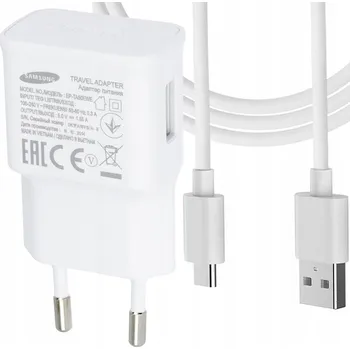 Síťová nabíječka 15W Samsung EP-TA200 + USB kabel typ C ORIGINÁLNÍ