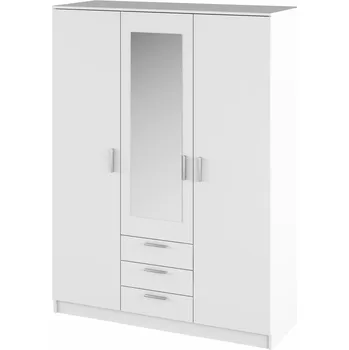 Šatní skříň Skříň Kondela Bargo 150 x 200 x 59 cm bílá