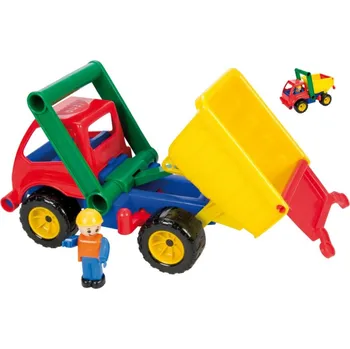 autíčko Auto sklápěč s figurkou aktivní plast 27cm 24m+