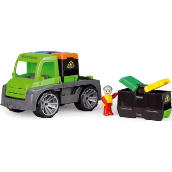autíčko Auto Truxx auto s kontejnery s figurkou plast 28cm v krabici 39x16x22cm 24m+