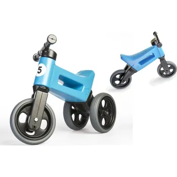 Odrážedlo Odrážedlo FUNNY WHEELS Rider Sport modré 2v1, výška sedla 28/30cm nosnost 25kg 18m+ v sáčku