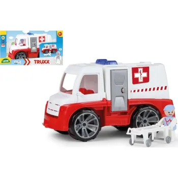 autíčko Auto Truxx sanitka plast 29cm s figurkou v krabici 39x22x16cm 24m+