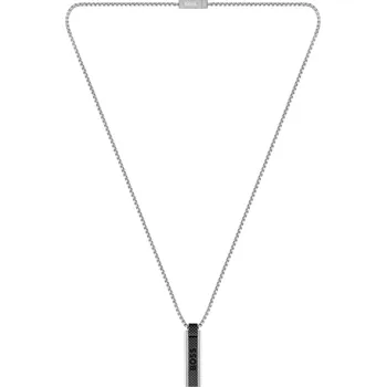 Šperk Hugo Boss Pánský ocelový náhrdelník s přívěskem Sakis 1580365 + 2 měsíce na vrácení zboží