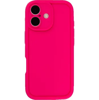 Pouzdro na mobilní telefon Silikonový růžový kryt se zvýšenou ochranou hran pro iPhone 17