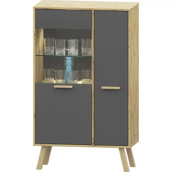 Komoda Komoda/Skříňka dub artisan matná 134 x 80,2 x 40 cm Nabbi